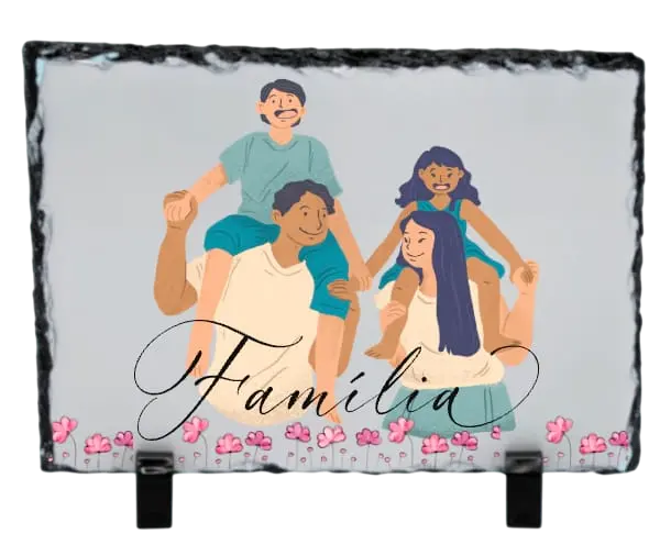 Retrato de roca rectangular sublimable ideal para recuerdos y postales