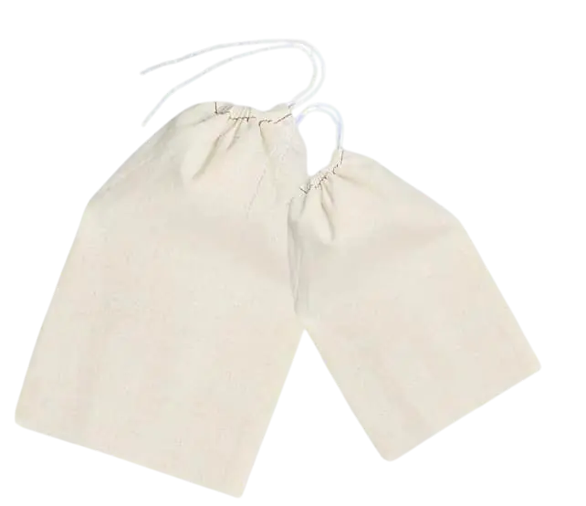 Saquito de tela bistrech con cordón ajustable perfecto para eventos